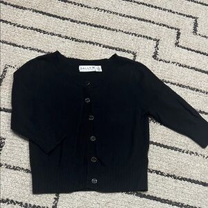 Sally Miller Black Button-Up Cardigan